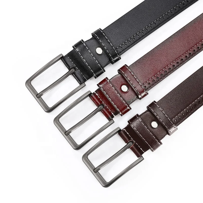 2022 tpu leather Professional best price hard quality customize pin buckle belt for men