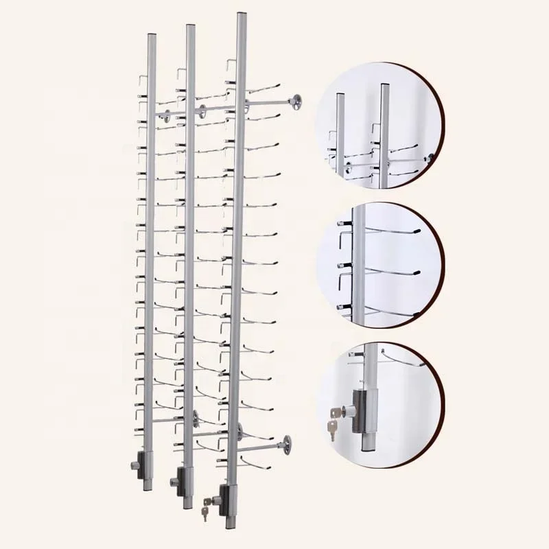 High-end Fashion Sunglasses Display Rack Metal Storage Rack Glasses Shop Props Display Decoration Glasses Holder/ Optical Trays