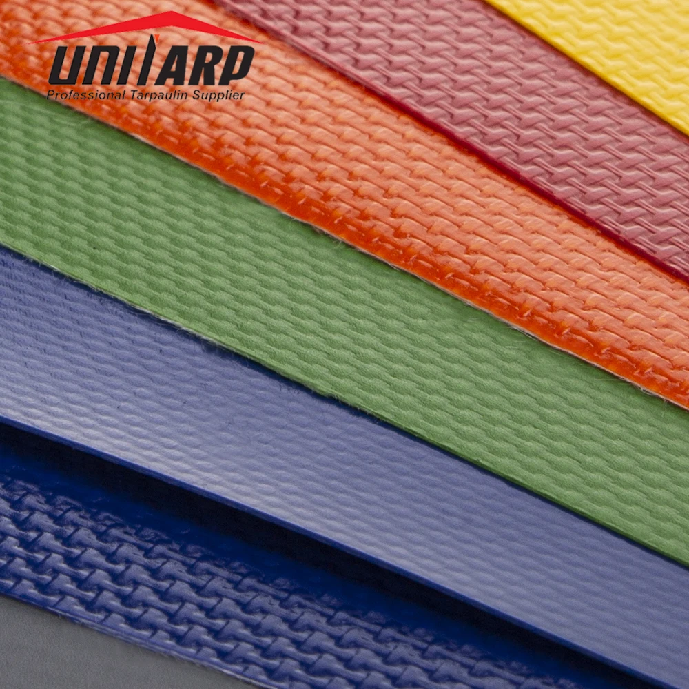 NFPA 701 Fire Resistant 18oz PVC Vinyl Plastic Coated Tarpaulin for Truck Trailer Rain Covers