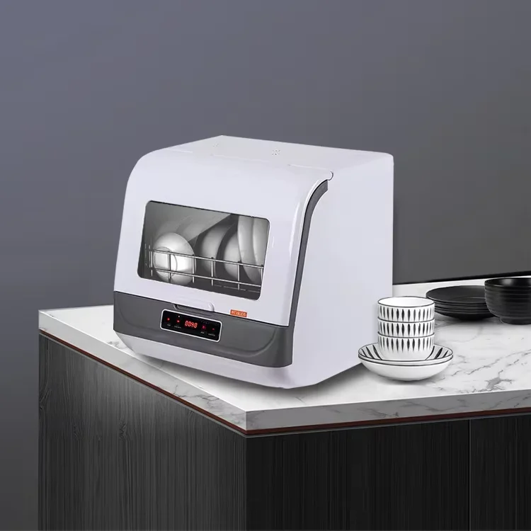 Desktop High Temperature Washing Drying Disinfection Countertop Mobile Dishwasher Convenient Dishwasher