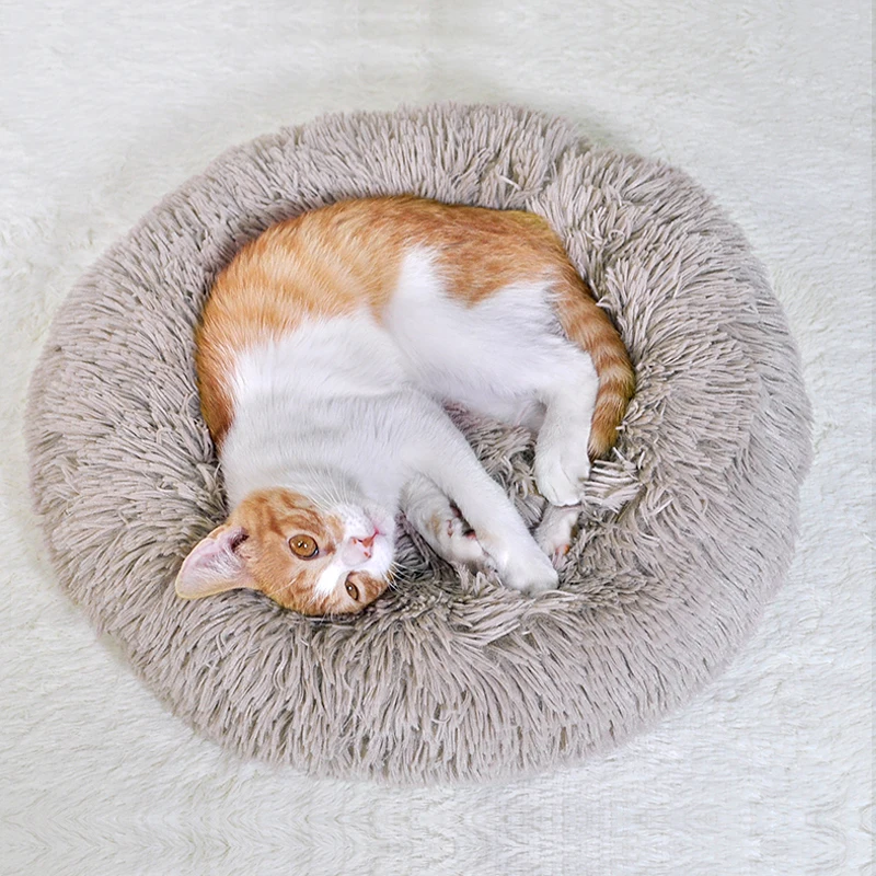 Dog Beds Washable Cat Calming Bed Donut Cuddler Self Warming Indoor pet bed