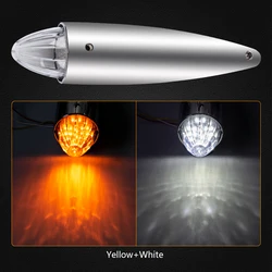 12V 24V roof cab light led clear amber 19 LED dual color truck led lights marker lights truck