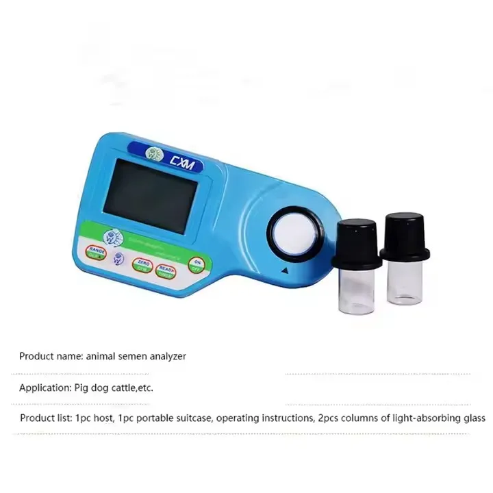 Портативный детектор искусственного осеменения свиней крупного рогатого скота и овец Анализатор Плотности спермы животных измеритель плотности