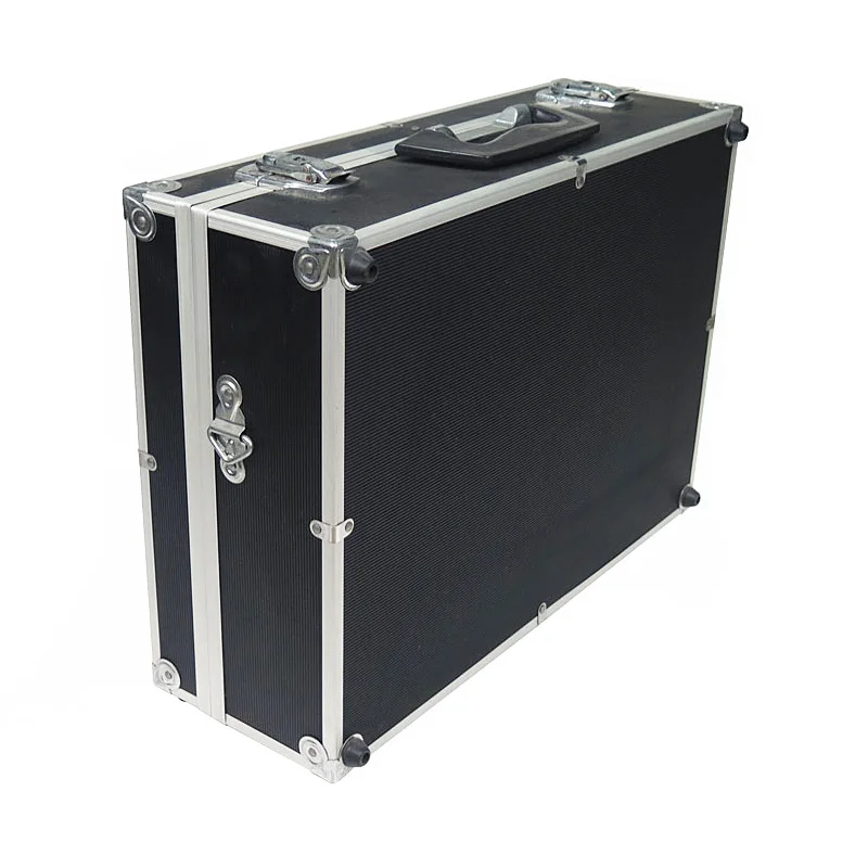 Professional Black Aluminum Custom Tool Case Storage Box Padded Foam Insert