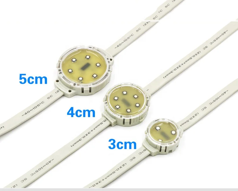 0.72w DMX512 RGB DC5v waterproof led Dot light