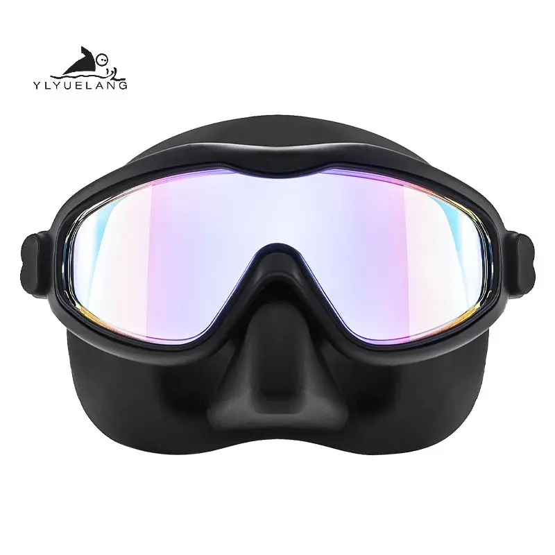 Custom Poffesional Outdoor Swim Glasses Full Face Silicone Antifog Diving Goggles Diving Mask For Men Women
