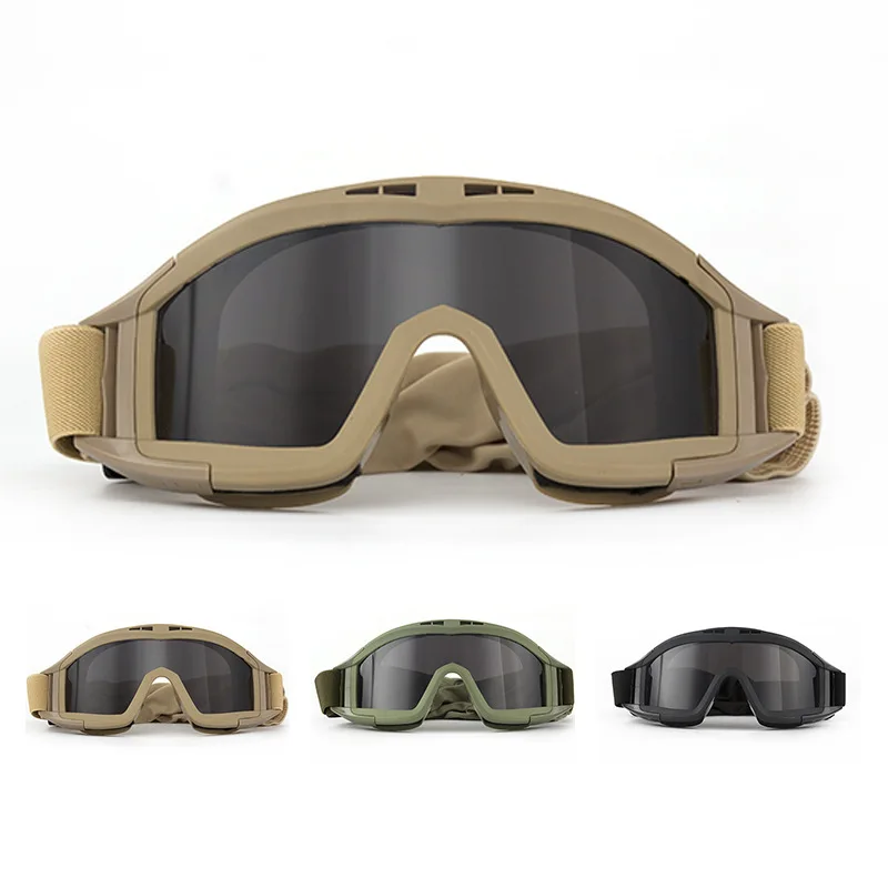 2024 Outdoor Shooting Game Tactical Glasses Combat Ballistic Sunglasses Sports Z87 Glasses