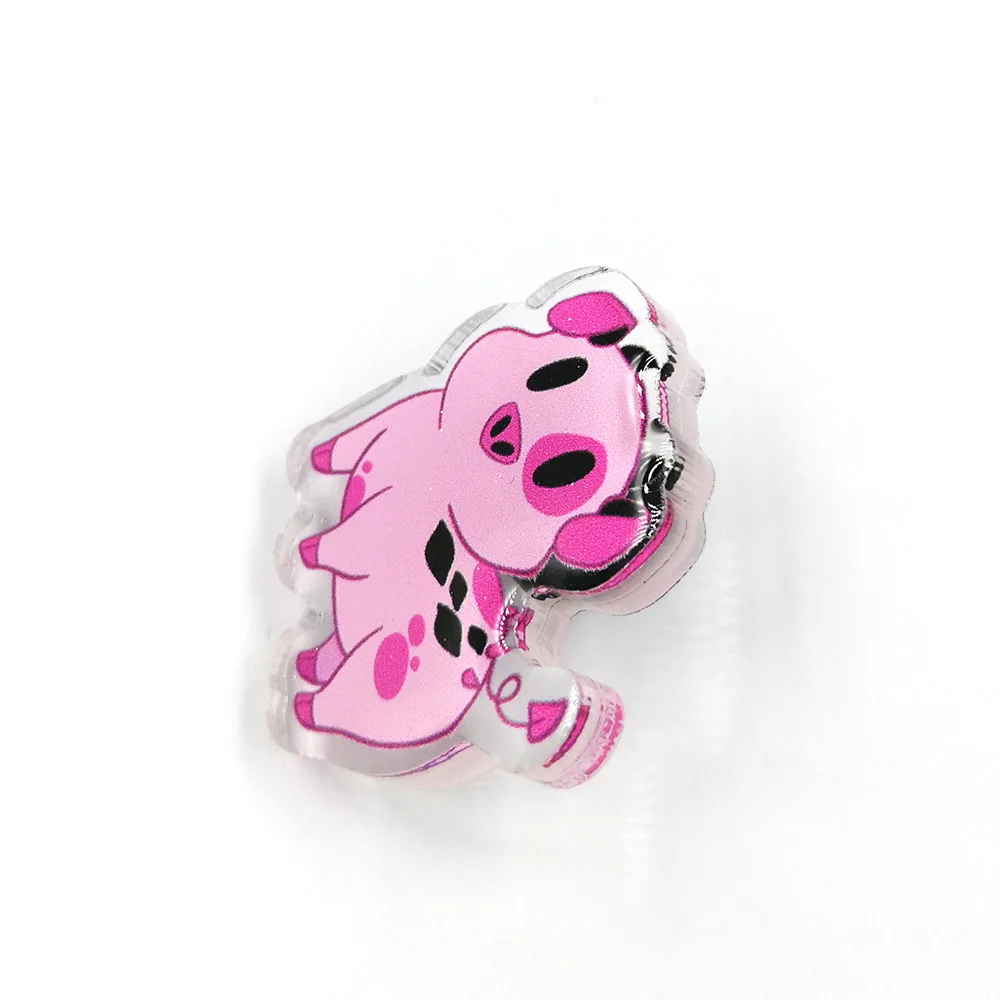 Factory Custom Epoxy Glitter Resin Acrylic Pin