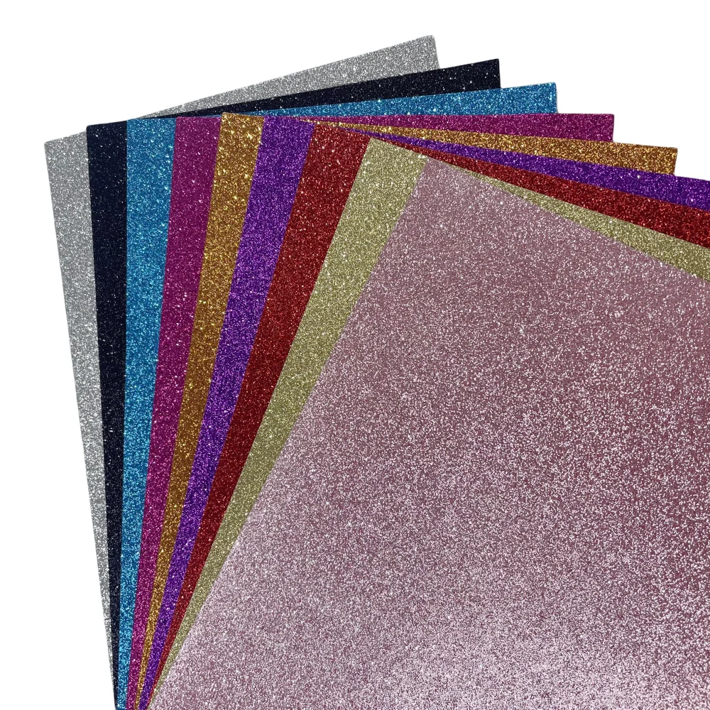 250g A4 Size Black DIY Glitter  Paper, Wedding Invitation Glitter Craft Paper