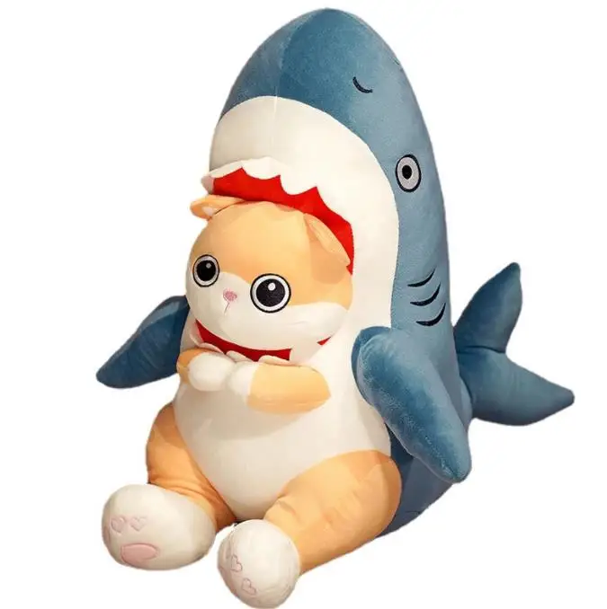Best Selling Custom Cute Plush Shark Toy Cat Soft Touch Stuffed Dog Toys Gift