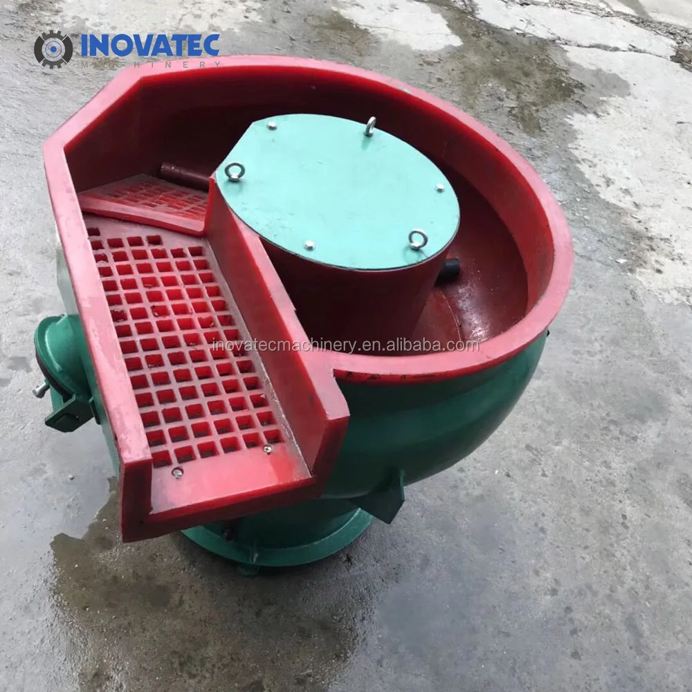 INV-350B Straight Channel Vibratory Finishing Machine for Stone Polishing vibratory polishing machine for metal 150 liter