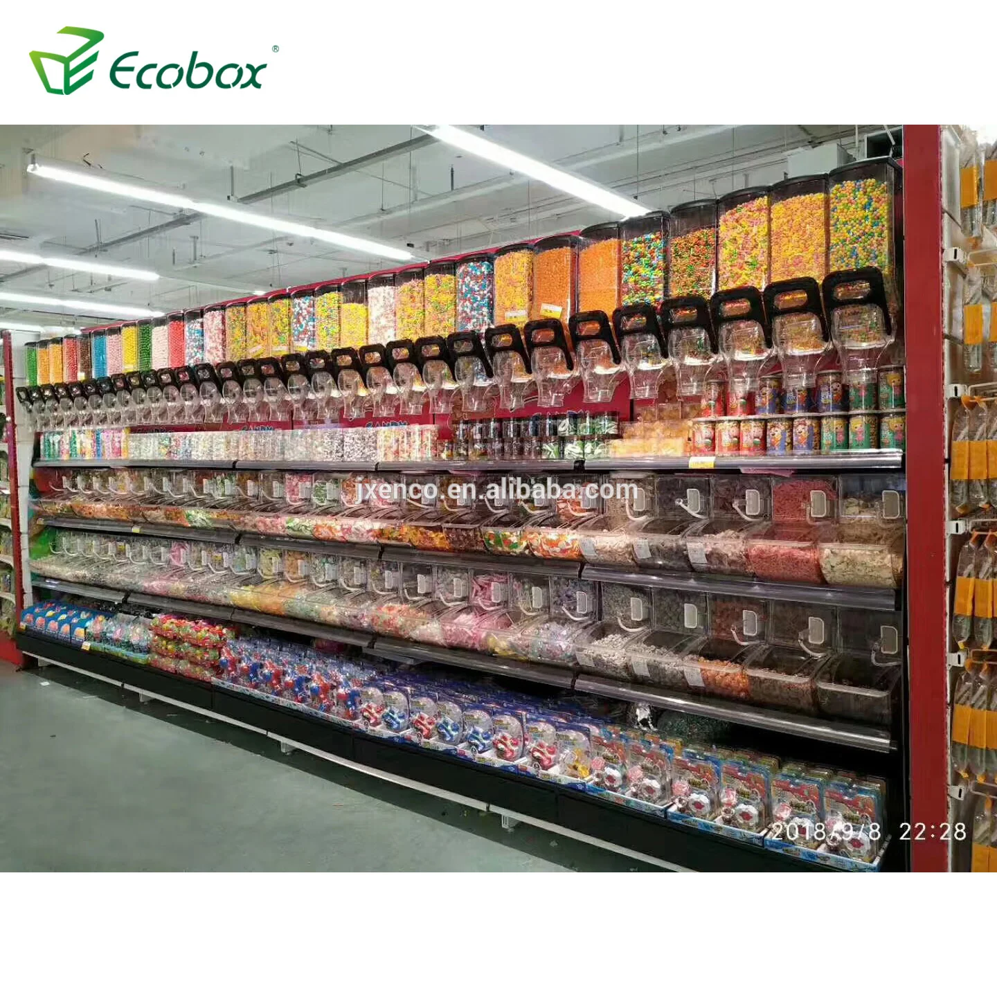  Прозрачный Пластиковый Дозатор хлопьев PCTG без БФА от jiangxi ecobox