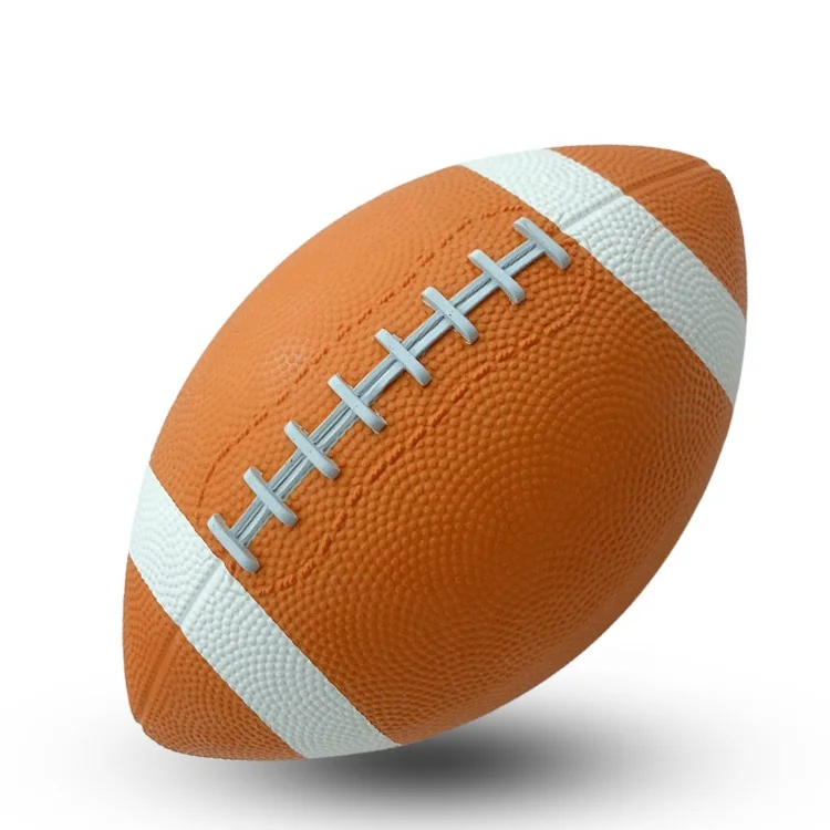 FVB brown rubber classic American football with logo custom F1 F3 F6 F9