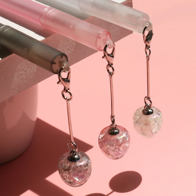 Оптовая продажа, симпатичная необычная ручка с подвеской в виде звезды для девочек, гелевые ручки для подписей для школьников, школьников, канцелярские принадлежности с индивидуальным логотипом для студентов