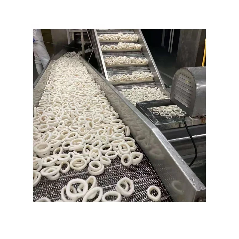 
Ready stock or customized Skin on or skinless Frozen Squid Ring 