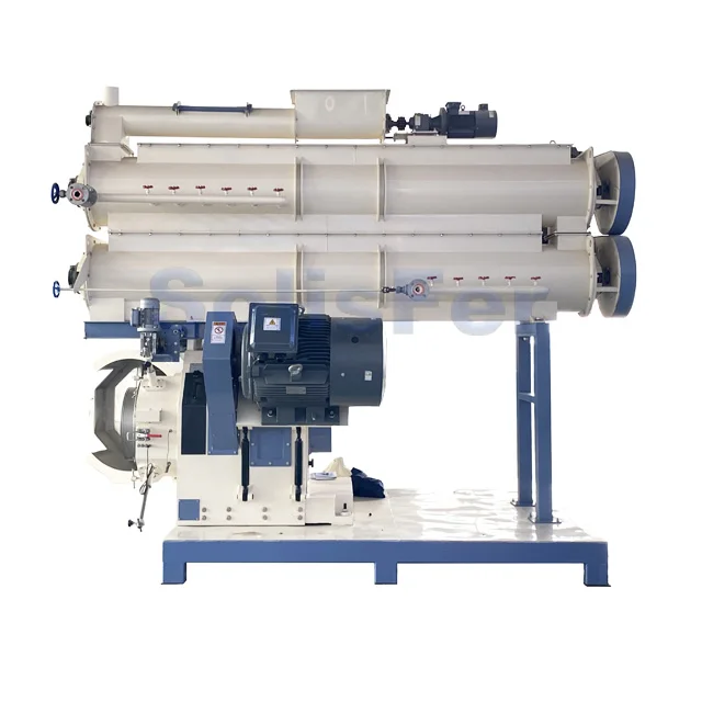3-5t Farm use pig sheep cattle cow fodder making machine chicken duck feed pellet mill equipment for animal poultry feed line