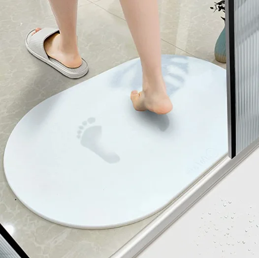 Magic Diatom Custom Size Bath stone Mat absorbent mat for bathroom