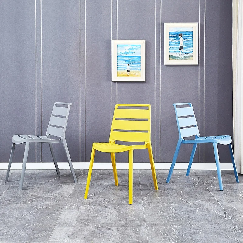 Classical Style Fashion Furniture Plastic Chair Price Multi-color Selection Plastic Chairs