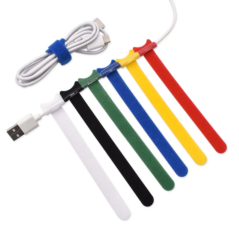 2020 hot selling hook and loop Cable Ties Cord Rope Wire Organizer