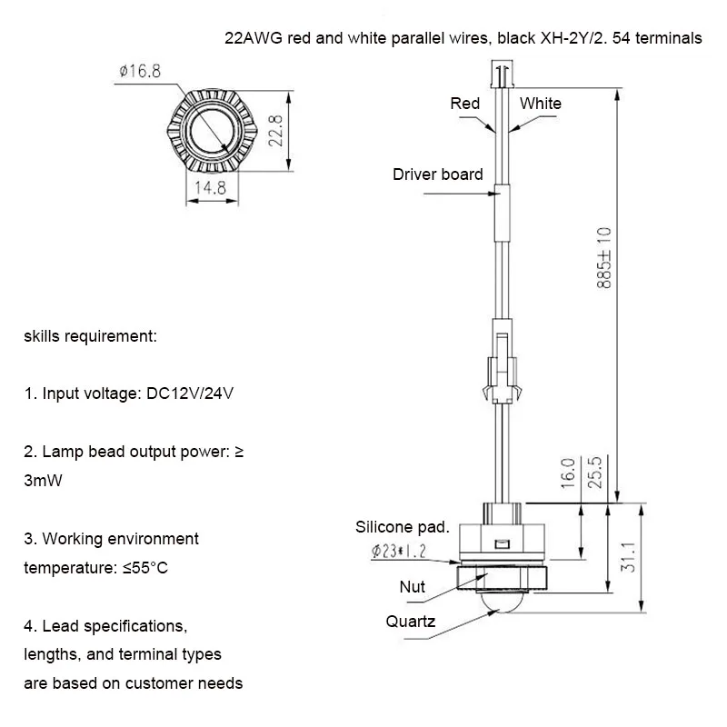 Quality Good Price Use Bi-wavelength 0.5w 265nm 280nm 275nm Deep Uv 3535 UVC Far UVC Led  for Aromatherapy Machine