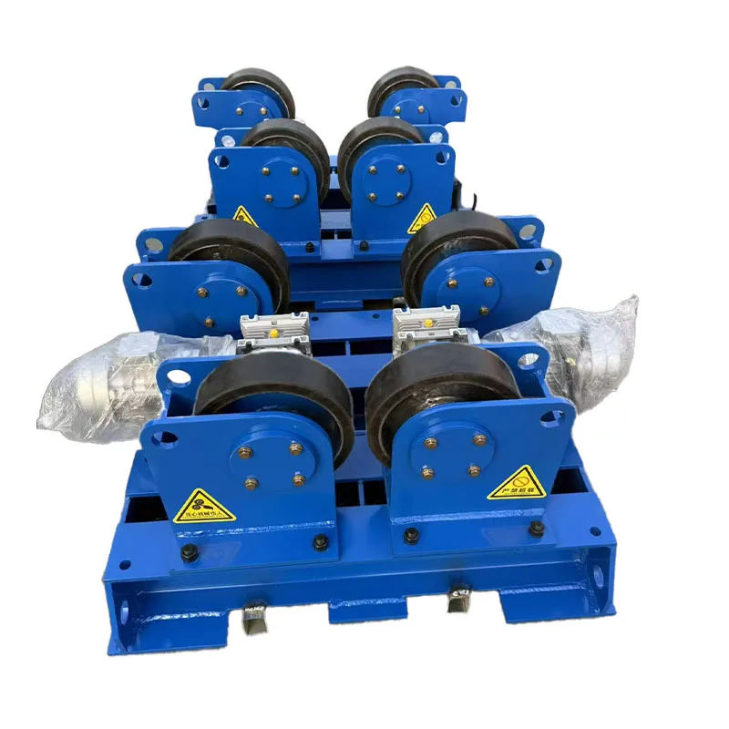Industrial Heavy-Duty Automatic Welding Turning Rolls Stationary Self-Aligned Rotator Rubber Roller Pipe Welding Motor Bearing