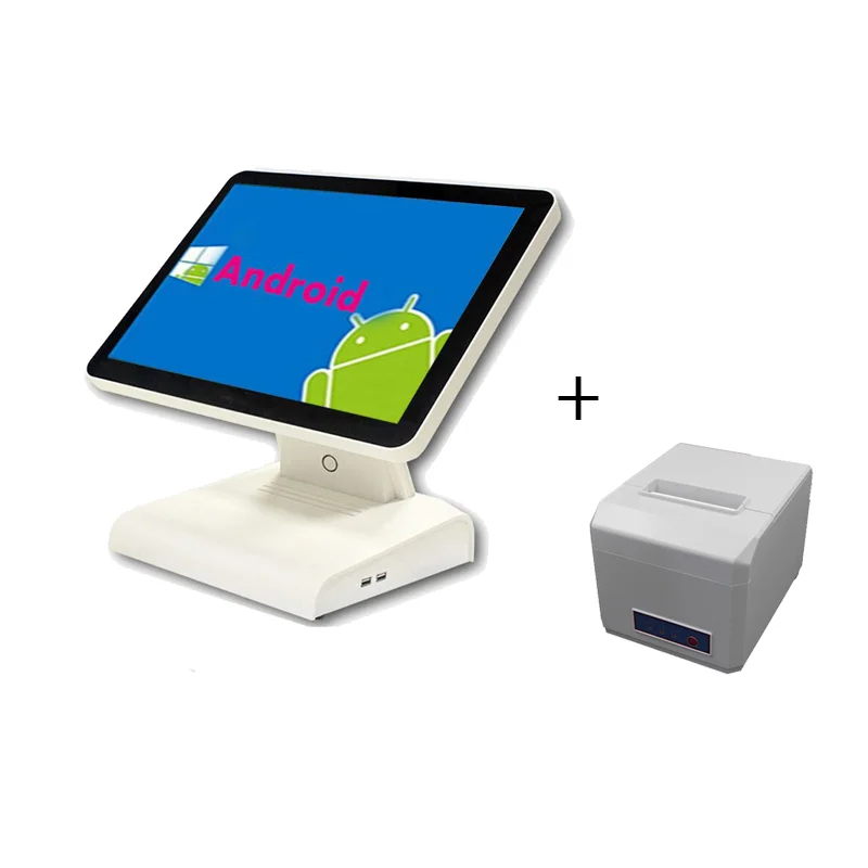 POS-терминал все в одном, сенсорный кассовый аппарат 15,6 дюйма, pos-терминал для бизнеса