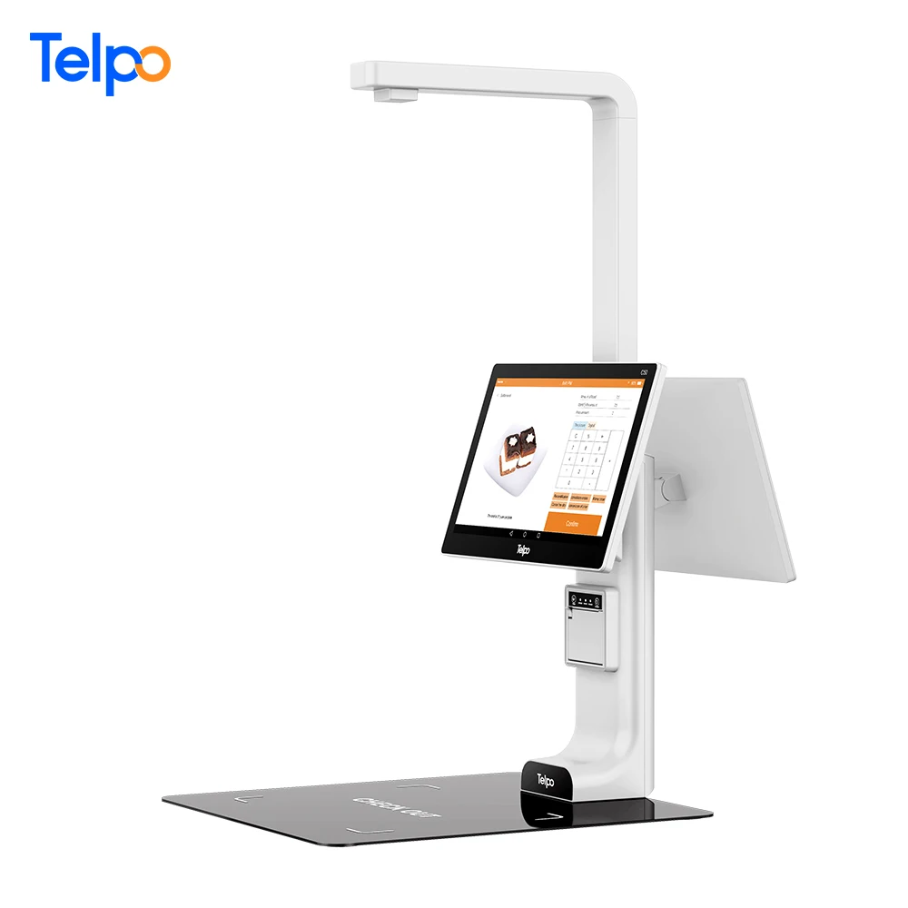 Telpo AI-powered food detection computer vision self-checkout solution machine