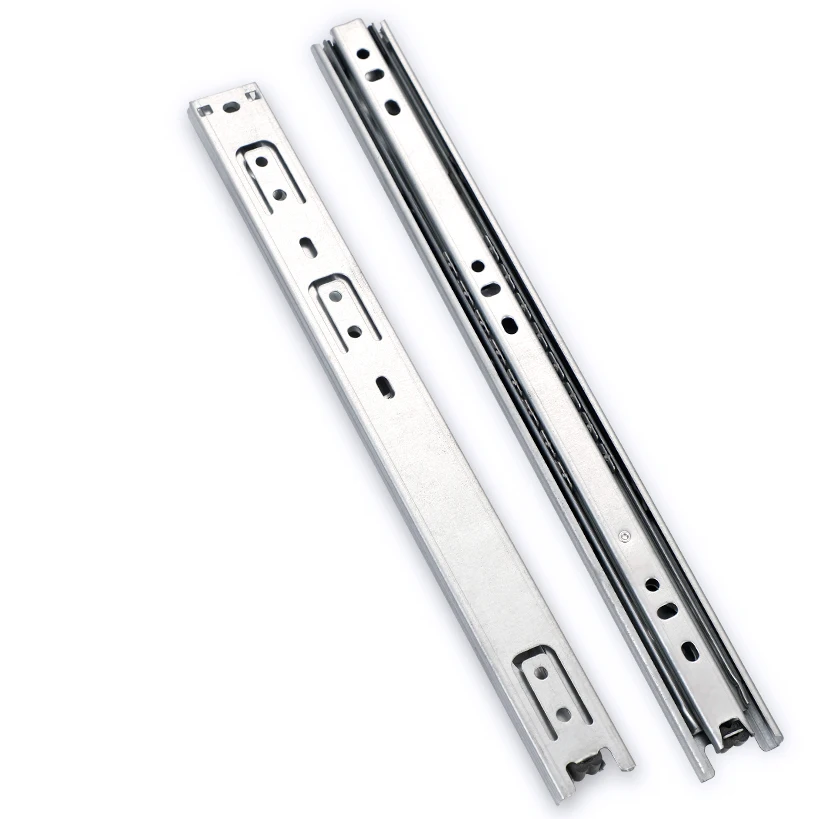 Factory Direct Selling Three-section Rebound Hidden Rail For Drawer Slide