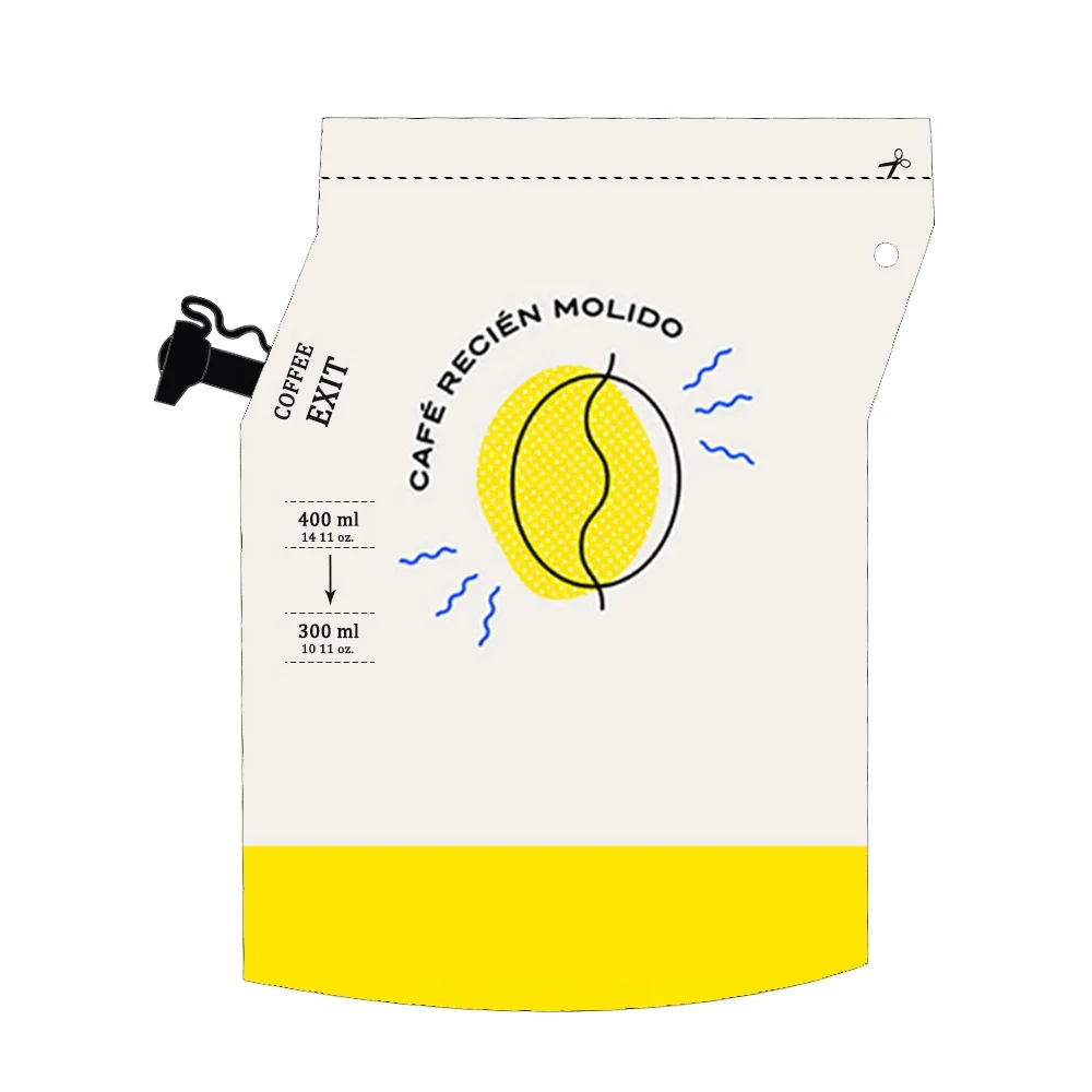 HeShun Custom Qualified Custom Logo Paper Packing Bag Cafe Factory In China