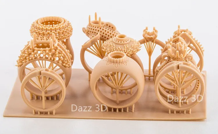 Dazzle Dazz 3D цифровой восковой 3d принтер смола для sla печати ювелирных изделий