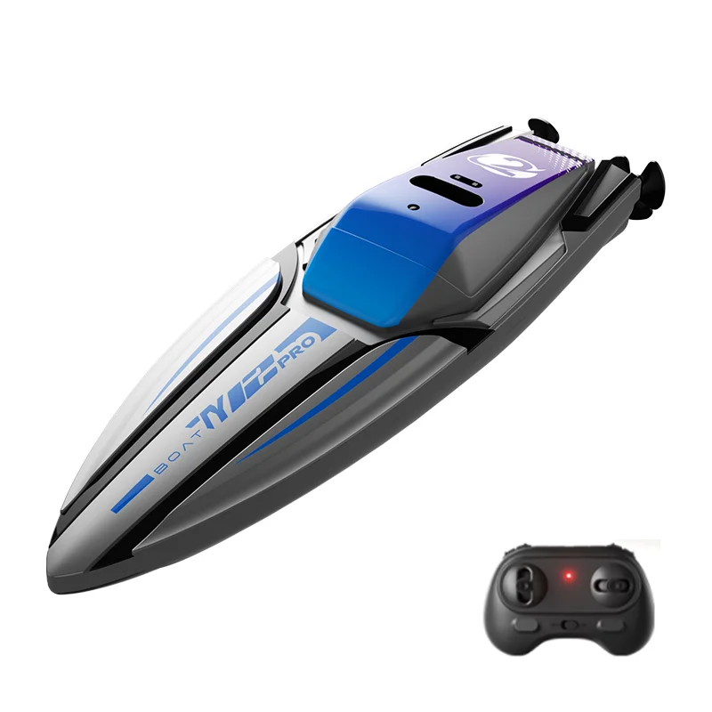High Speed 2.4 Ghz Radio RC Boat Ship 4 Channel Remote Control Racing Boat Waterproof Toy With Lights