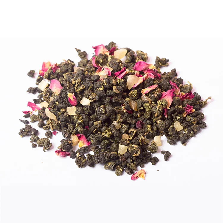 Wholesale Private Label Dried Sweet Peach Fruit Momo Oolong Flavor Blend Tea