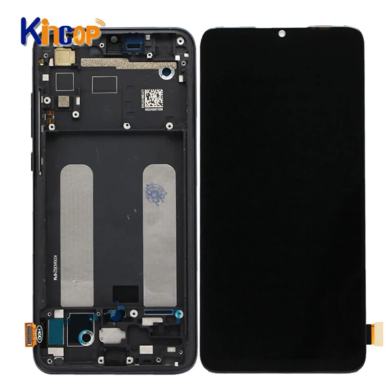 Mobile phone lcds for xiaomi Mi 5 6 7 8 9 Lite SE 9T A3 CC9 CC9E mi6 mi8 mi9T mi10 lcd display touch screen with frame assembly
