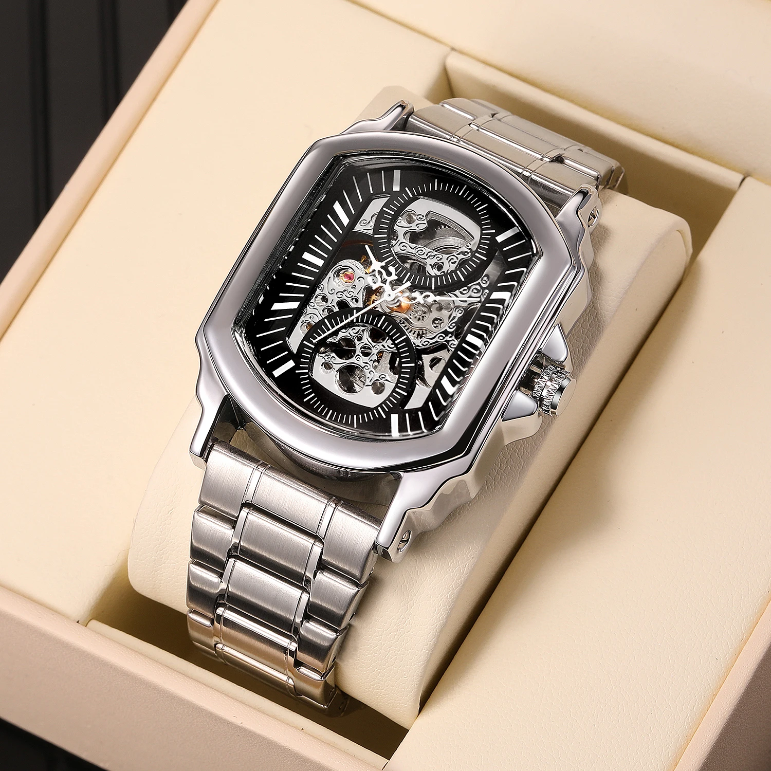 WINNER New Coming Fashion Mechanical Automatic Luxury Men Watches