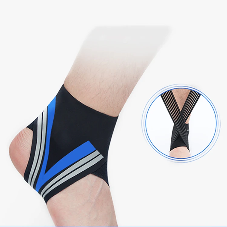 
High quality adjustable laced ankle brace foot orthosis ankle support 