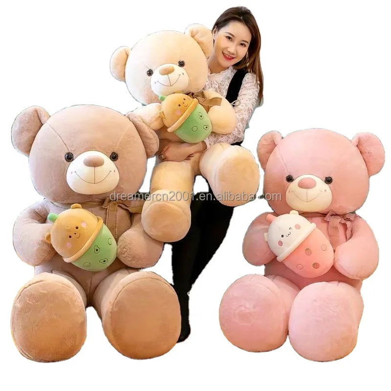 Hot Sale Custom teddy bear (loanword) Cute Plush Doll Reversible Plush Animal Toys for kids girls OEM/ODM of skin