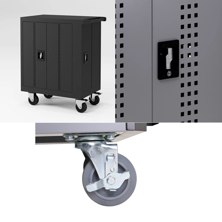 Educational Equipment 32 Port Laptop Computer Ipad Charging Cart School
