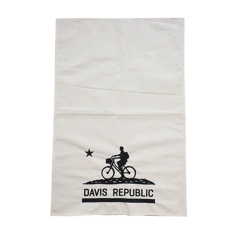 Screen Printed Organic Cotton tea towel