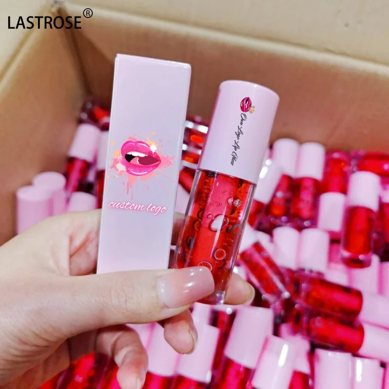 wholesale private Logo Fruit Oil Lip Balm Moisturizing Mirror Transparent Lip Oil Long Lasting Hydrating Lip oil