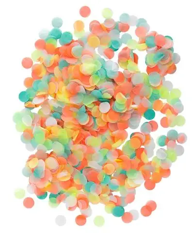 2022 New Arrival Mini Paper Confetti Filler Round Confetti for Confetti Machine