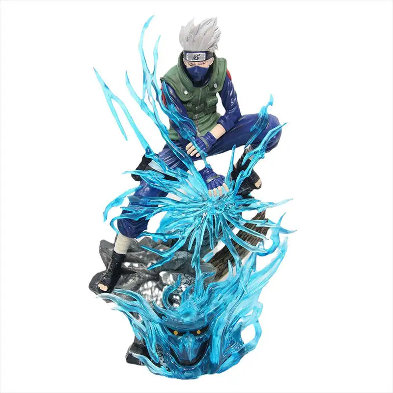 GL Polyresin Anime Figure Display Cheap Hot Toys Mini Figures Narutos Hatake Kakash Animation Derivatives Narutos Figurine Pvc