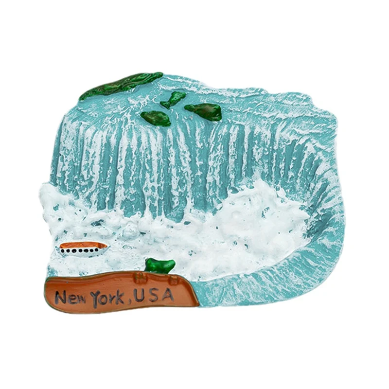 
Unique 3D Three-dimensional Fridge Magnets Resin Refrigerator Stickers Tourist Souvenir Shape Decoration Fridge Magnets 