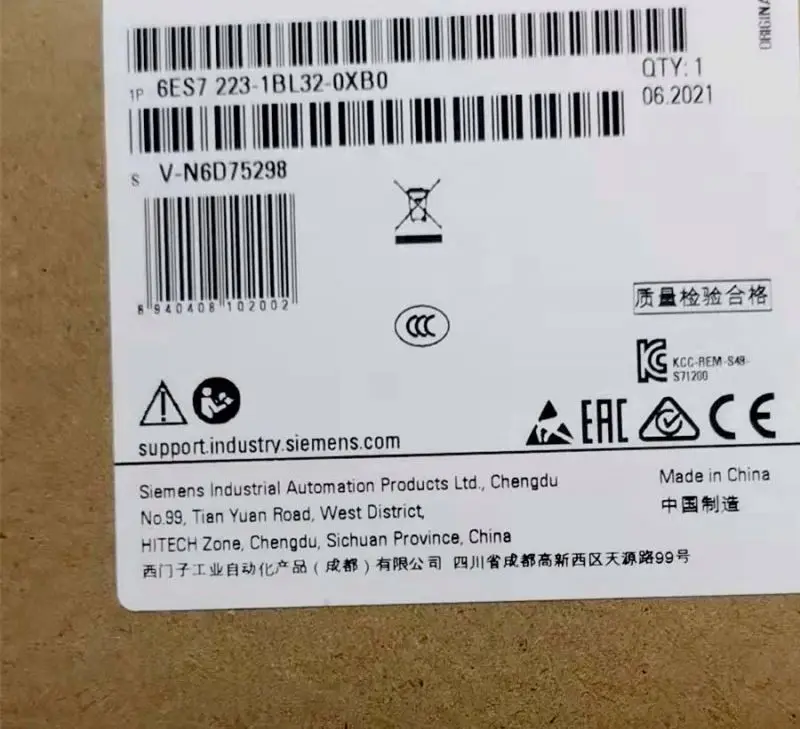 SIMATIC S7-1200 Digital I/O SM 1223 6ES7223-1BL32-0XB0 PLC Module Siemens New