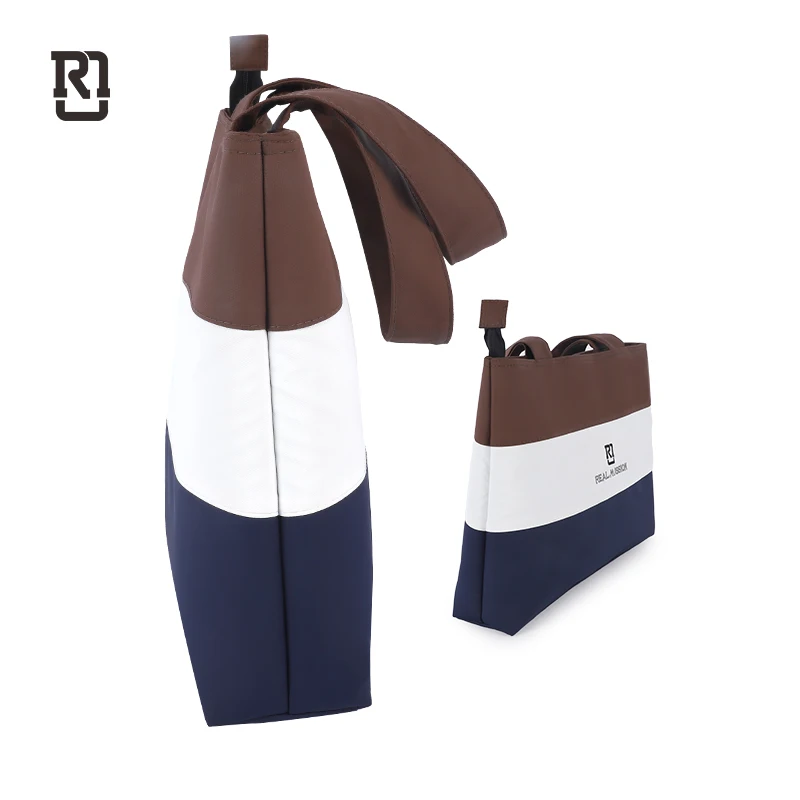 Rainbow Rm 2022 new design  large Canvas Fashion Leather Customized Leather Tote Bag Handbag Women Briefcase Bag