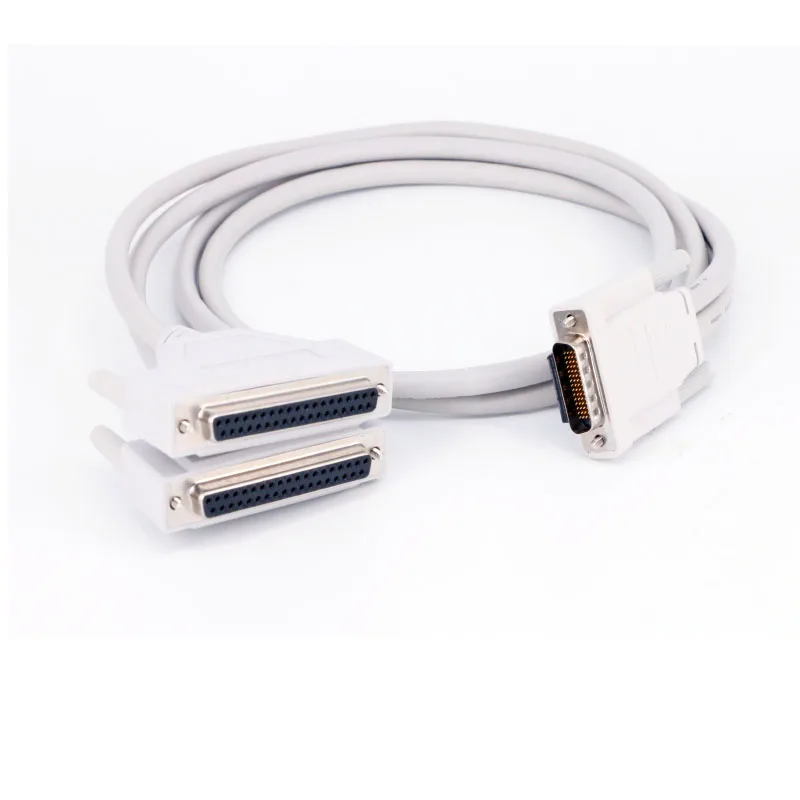 SCSI server DB37 to DMS59 one out two male to male small 68 data cable molding screw type