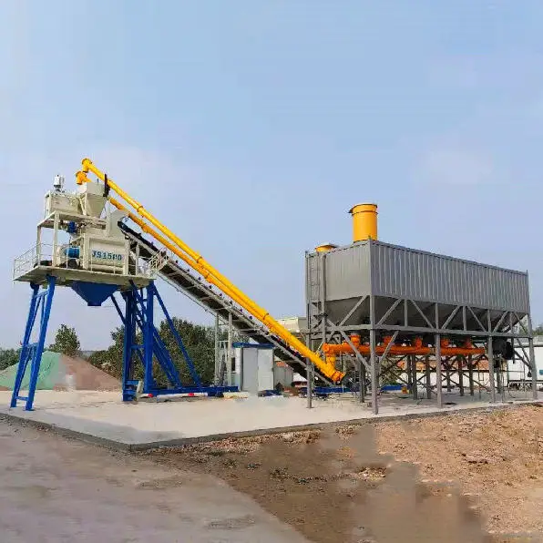 Hot Selling Mini Cement Concrete Batching Plant 60-180m3/h Stationary Wet Ready Mix Concrete Mixing Station