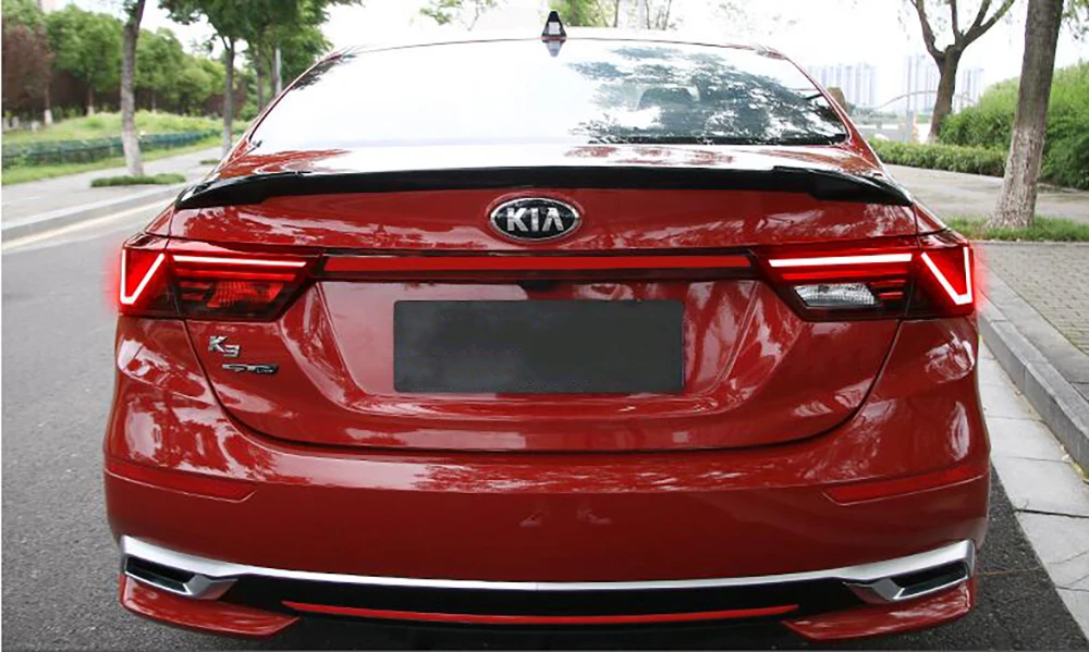 LED Tail Trunk Strip Light for Kia K3 Cerato 2019 2020  Rear Lamp Brake Signal reflector indicator auto parts vehicle car