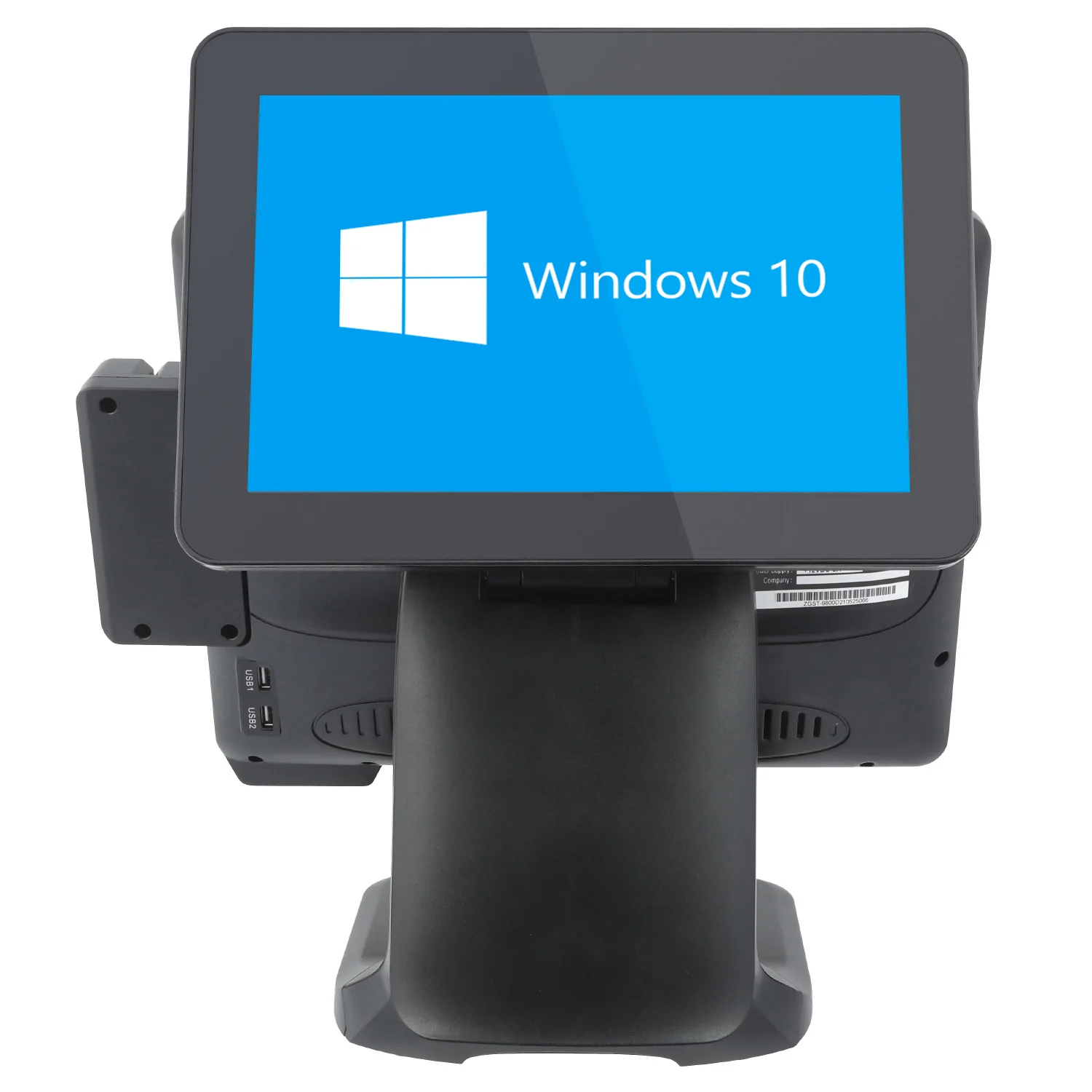 Hot 15inch All-in-one POS Machine Cash Register Touch Screen Dual Screen Ice Pos System