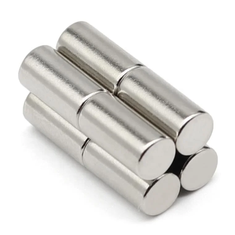 N35 N38 N45 Неодимовый магнитный стержневой цилиндр Сильный Перманентный блок с узором NDfeb магнит композитный покрытием медицинская