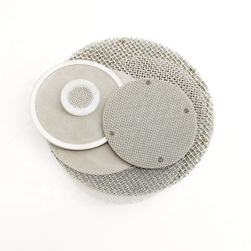 Woven Type 25 40 45 Micron 304 Stainless Steel Wire Mesh Micro Disc Filter